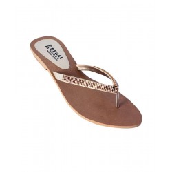 Golden Glamour Beaded Slippers RG-039